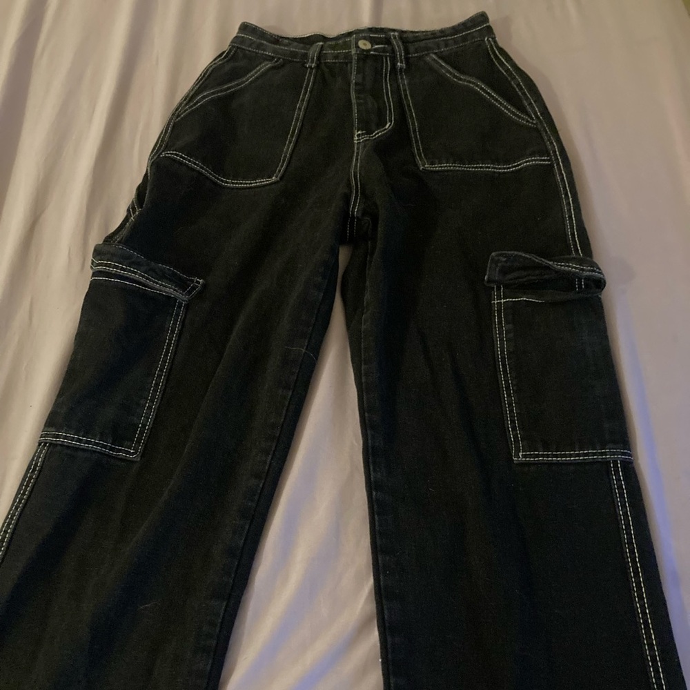 Rue21 Women’s Black Flare Wide Leg Jeans